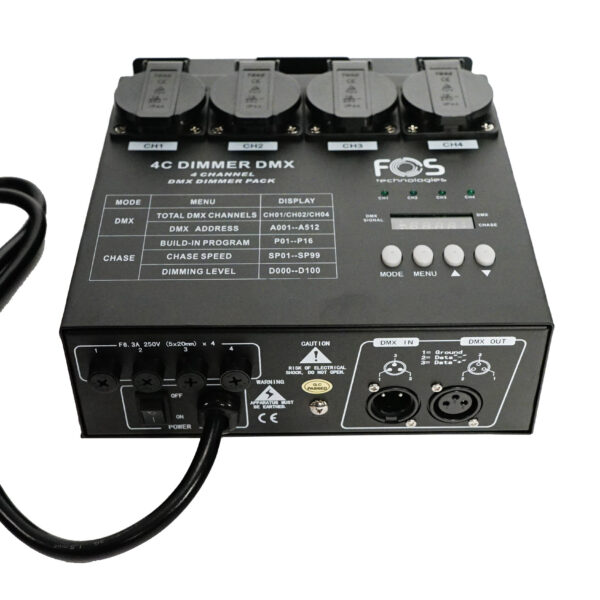 FOS 4ch Dimmer DMX2