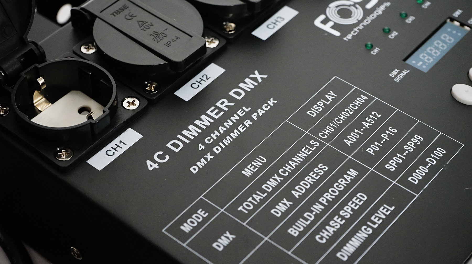 FOS 4ch Dimmer DMX Görsel 4