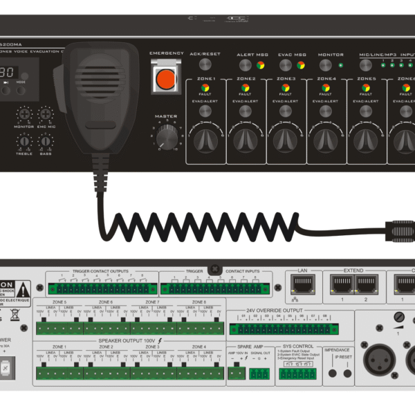 VA 6200MA Voice Alarm Controller